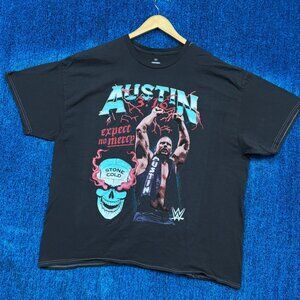 WWE Stone Cold Steve Austin Expect No Mercy Wrestling T-Shirt Size 2X